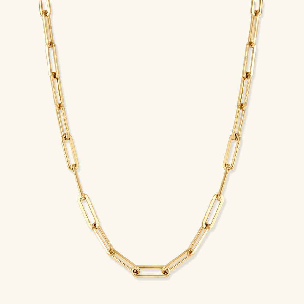 14K Gold Filled Necklaces for Women Gold Choker Layered Necklace Dainty Necklace Paperclip Necklace Gold Necklace Gift for Mom Gift for Her